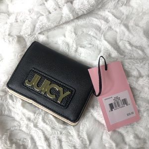 Black and Gold Juicy Couture wallet/card holder